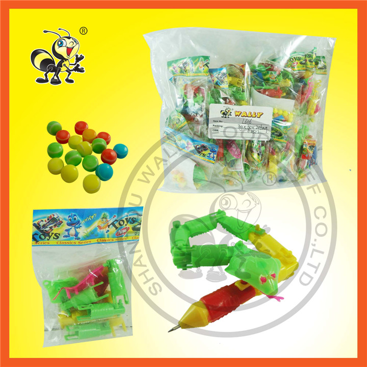 Assemble Snake Toy With Candy Toy Candy