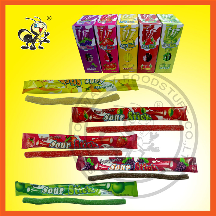 Sour Stick Sour Powder Strawberry Flavor Soft Candy